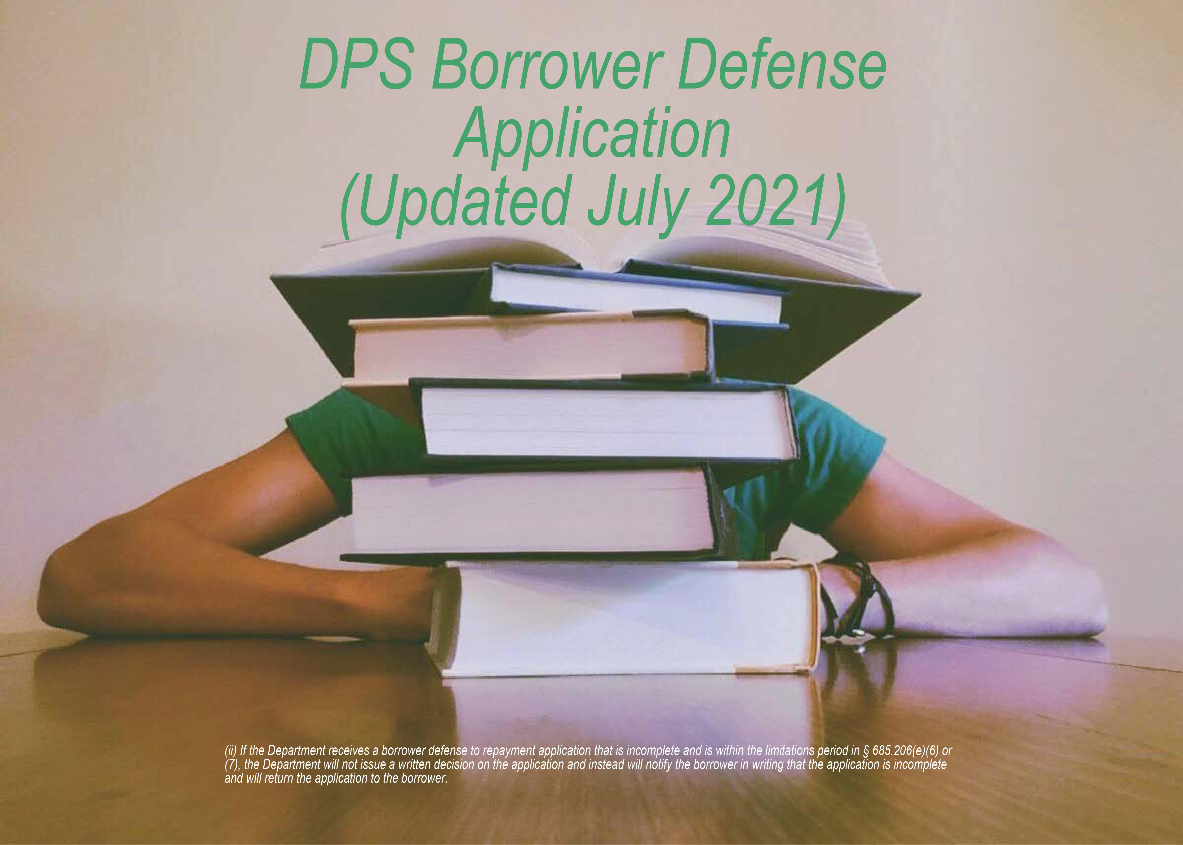 Borrower Defense Questionnaire 1013