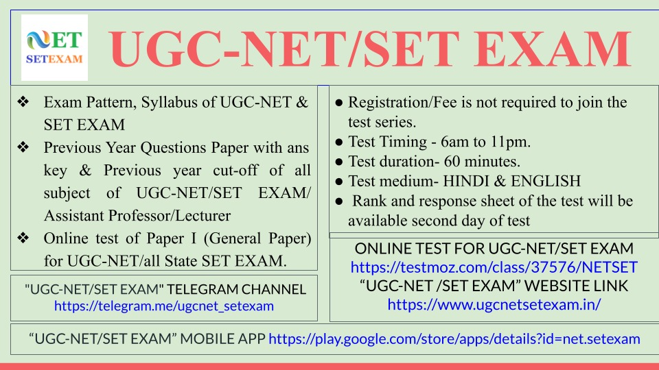 Ugc Net Set Paper Test